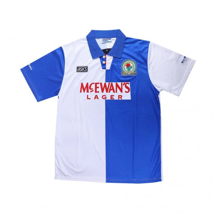 Shearer #9 Retro Blackburn Rovers Home Soccer Jersey 1994/95