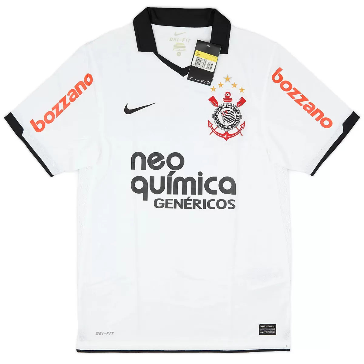 Maillot de foot rétro Corinthians domicile 2011