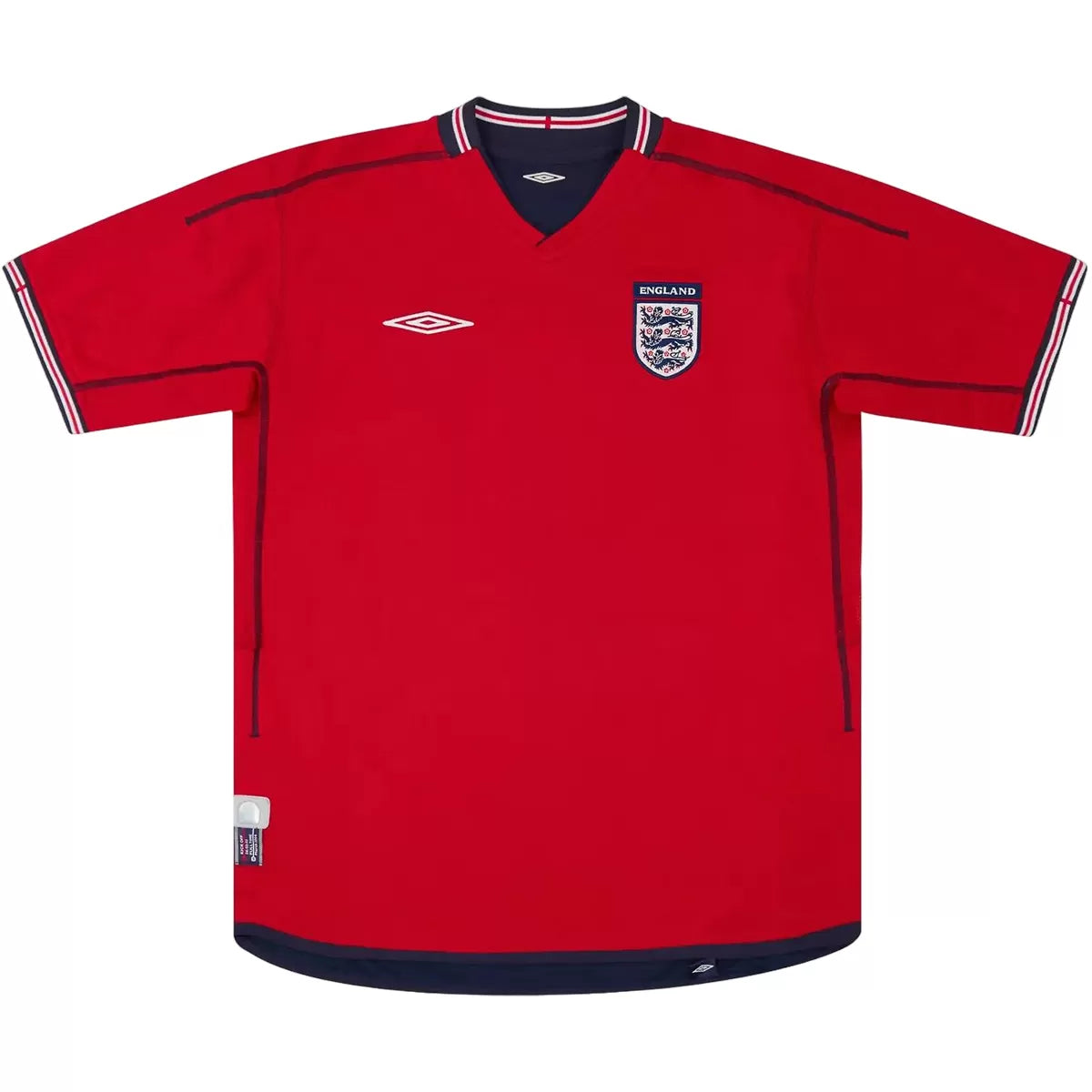 Camiseta Retro de la Selección de Inglaterra Visitante Mundial 2002