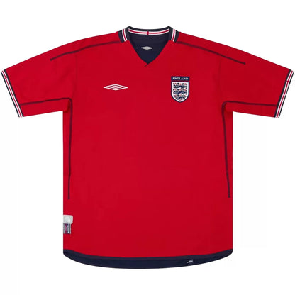 Camiseta Retro de la Selección de Inglaterra Visitante Mundial 2002