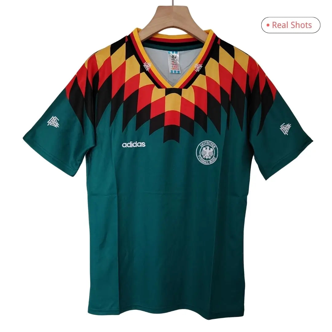 Camiseta retro de fútbol de visitante de Alemania, Copa Mundial 1994