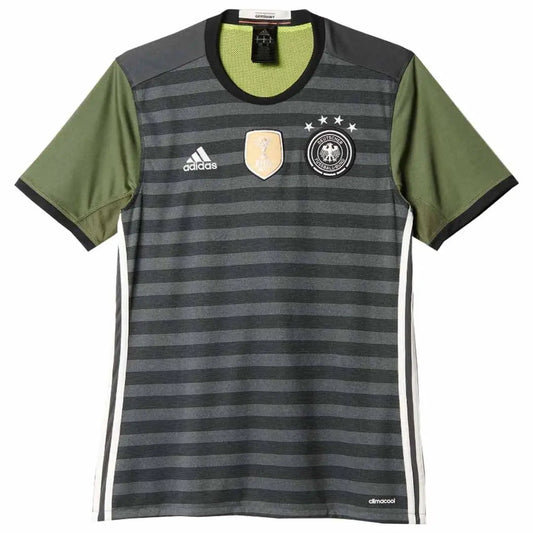 Camiseta retro de fútbol de visitante de Alemania 2016