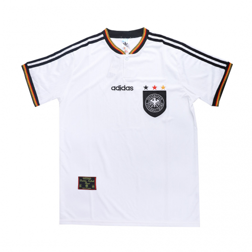 Retro Germany Home Soccer Jersey Euro Cup 1996