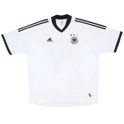 Camiseta retro de fútbol de local de Alemania 2002