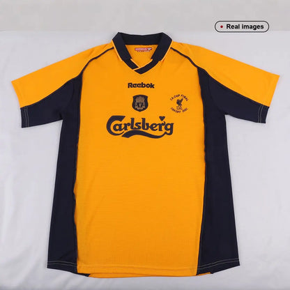 FOWLER #9 Liverpool 2000/01 Away Retro Soccer Jersey