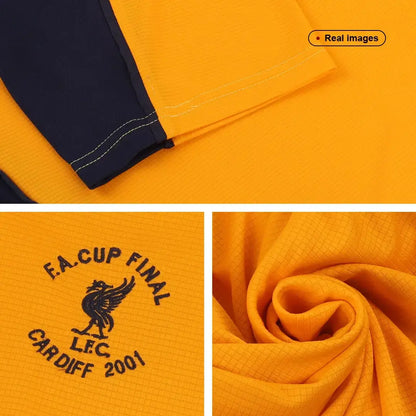FOWLER #9 Liverpool 2000/01 Away Retro Soccer Jersey