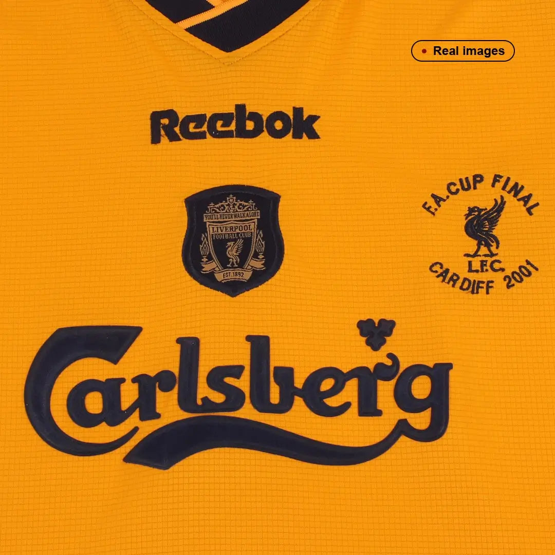 FOWLER #9 Liverpool 2000/01 Away Retro Soccer Jersey