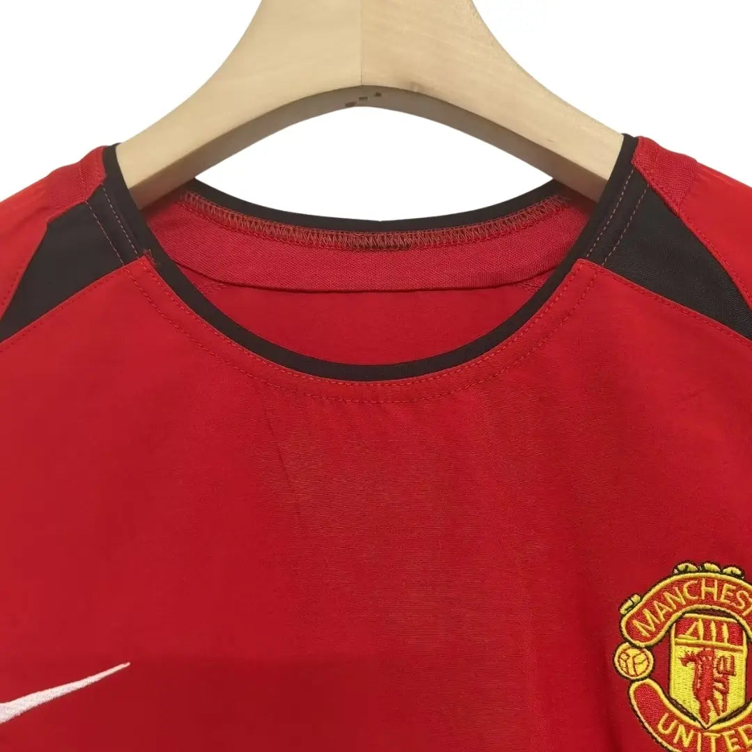 Maillot de foot domicile rétro Manchester United 2002/04