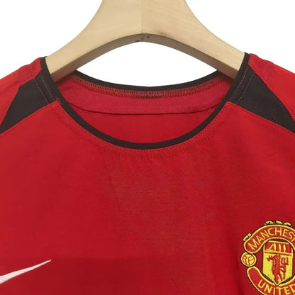Maillot de foot domicile rétro Manchester United 2002/04