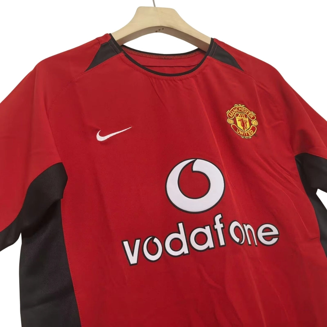 Maillot de foot domicile rétro Manchester United 2002/04