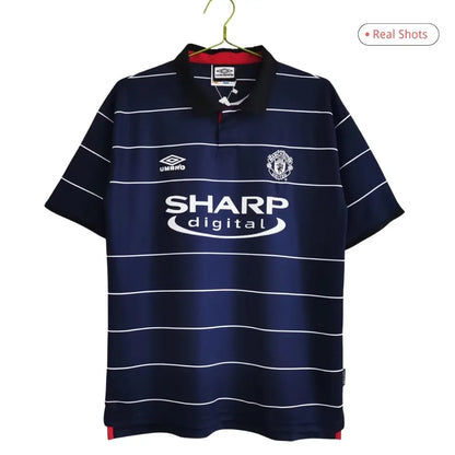 Camiseta de fútbol retro de visitante del Manchester United Yorke #19 1999/00