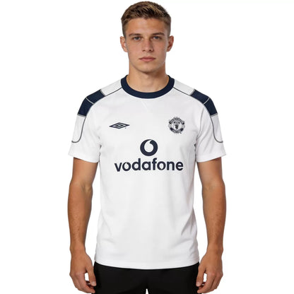 Camiseta retro de fútbol de visitante del Manchester United 2000/01