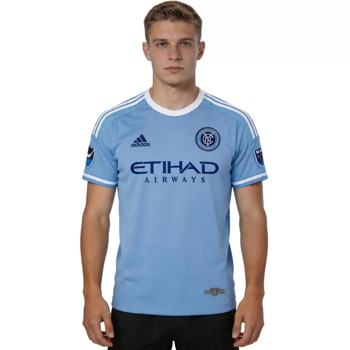 Camiseta de fútbol retro del New York City Home 2015