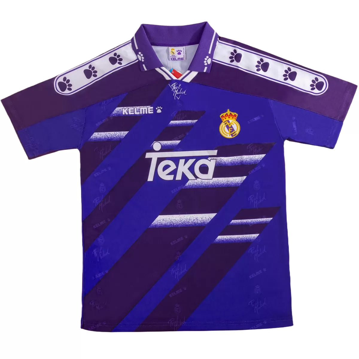 Real Madrid 1994/96 Away Retro Soccer Jersey