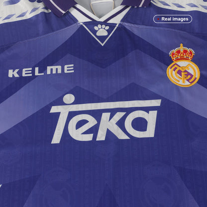 Real Madrid 1996/97 Away Retro Soccer Jersey