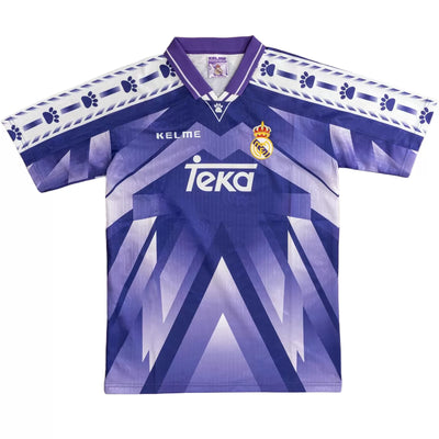 Real Madrid 1996/97 Away Retro Soccer Jersey