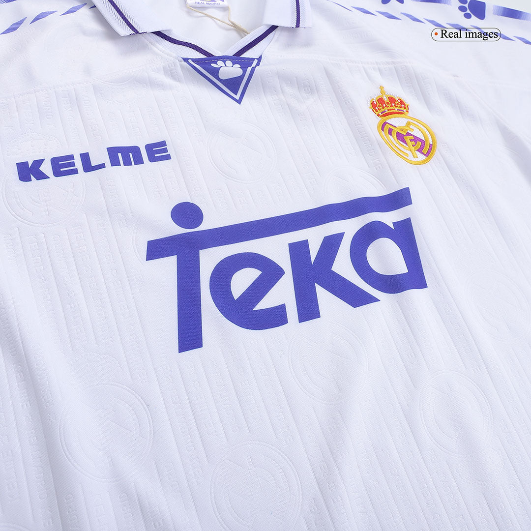 Real Madrid 1996/97 Home Retro Soccer Jersey