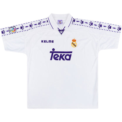 Real Madrid 1996/97 Home Retro Soccer Jersey