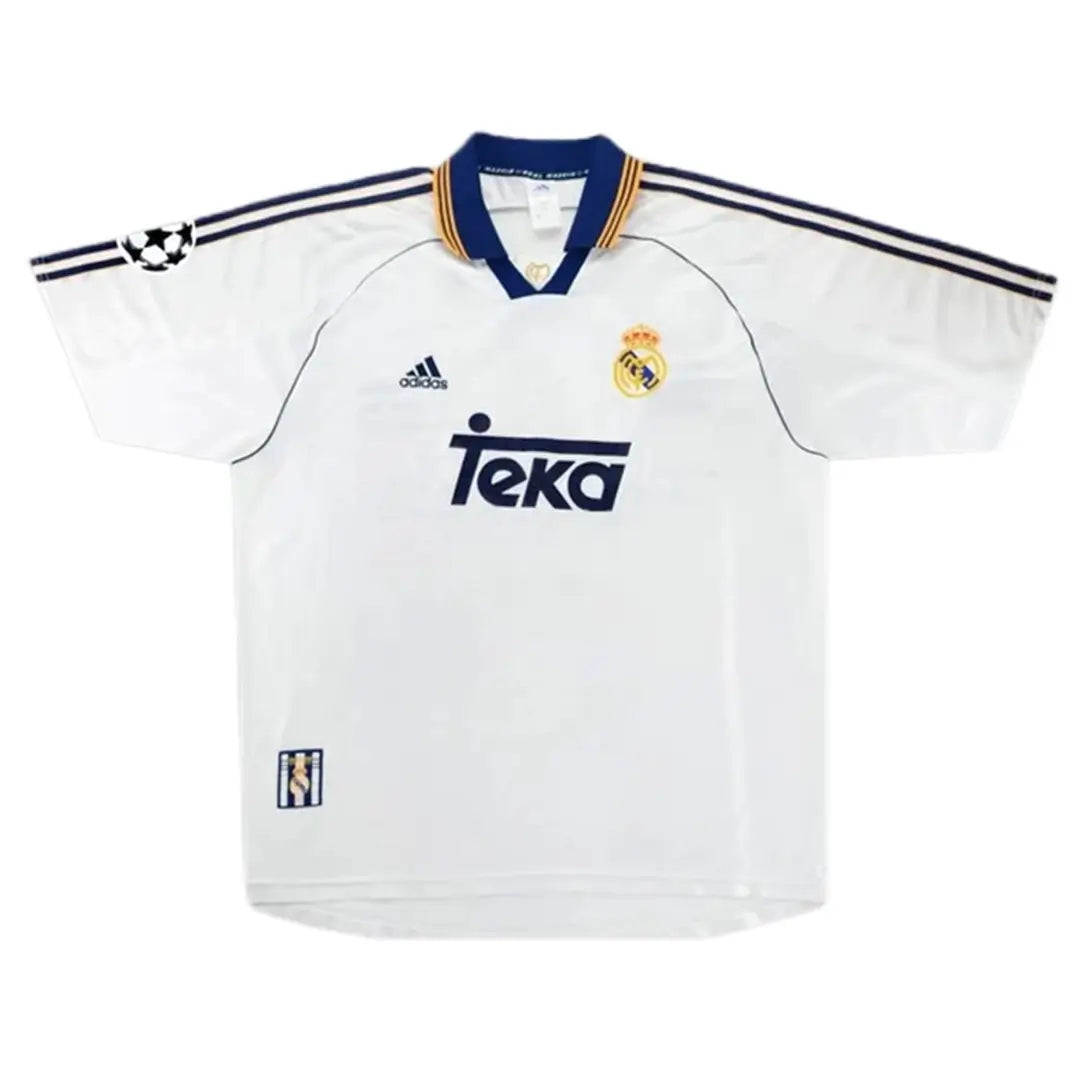 Camiseta retro de fútbol del Real Madrid 1998/00 (local)