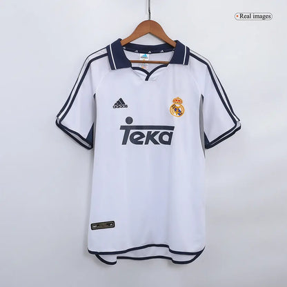Maillot de football rétro domicile Figo n°10 Real Madrid 2000/01