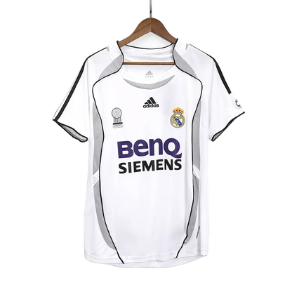 Maillot de football rétro domicile Real Madrid 2006/07 de Beckham n°23