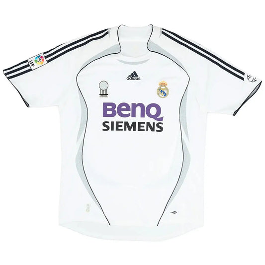 Real Madrid 2006/07 Home Retro Football Jersey