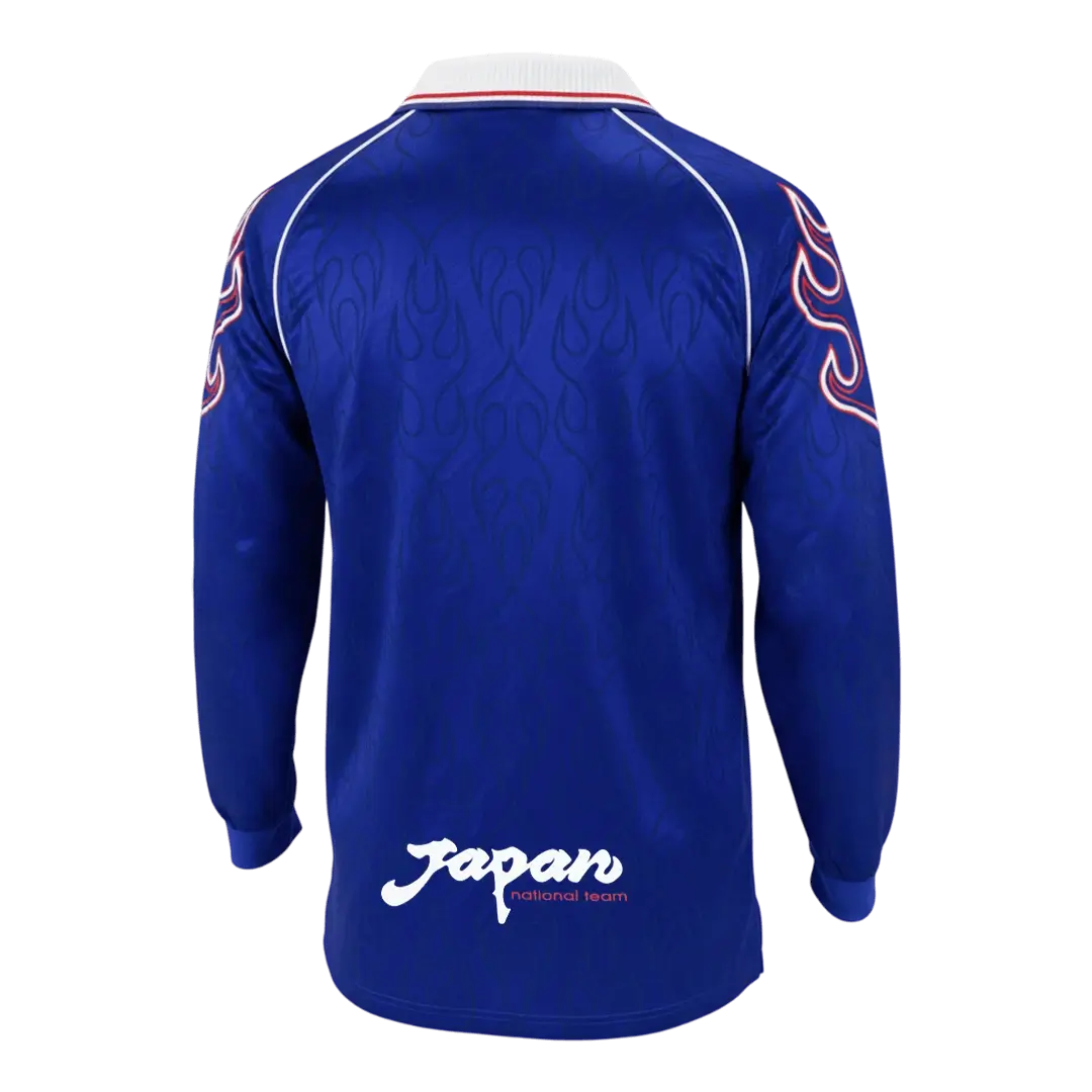 Japan 1998 World Cup Home Retro Football Jersey Long Sleeve