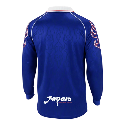 Japan 1998 World Cup Home Retro Football Jersey Long Sleeve