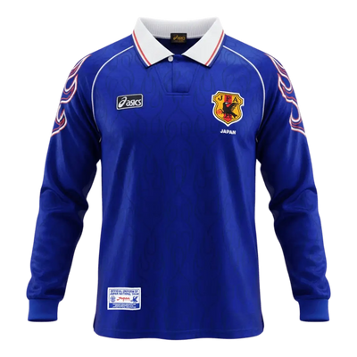 Japan 1998 World Cup Home Retro Football Jersey Long Sleeve