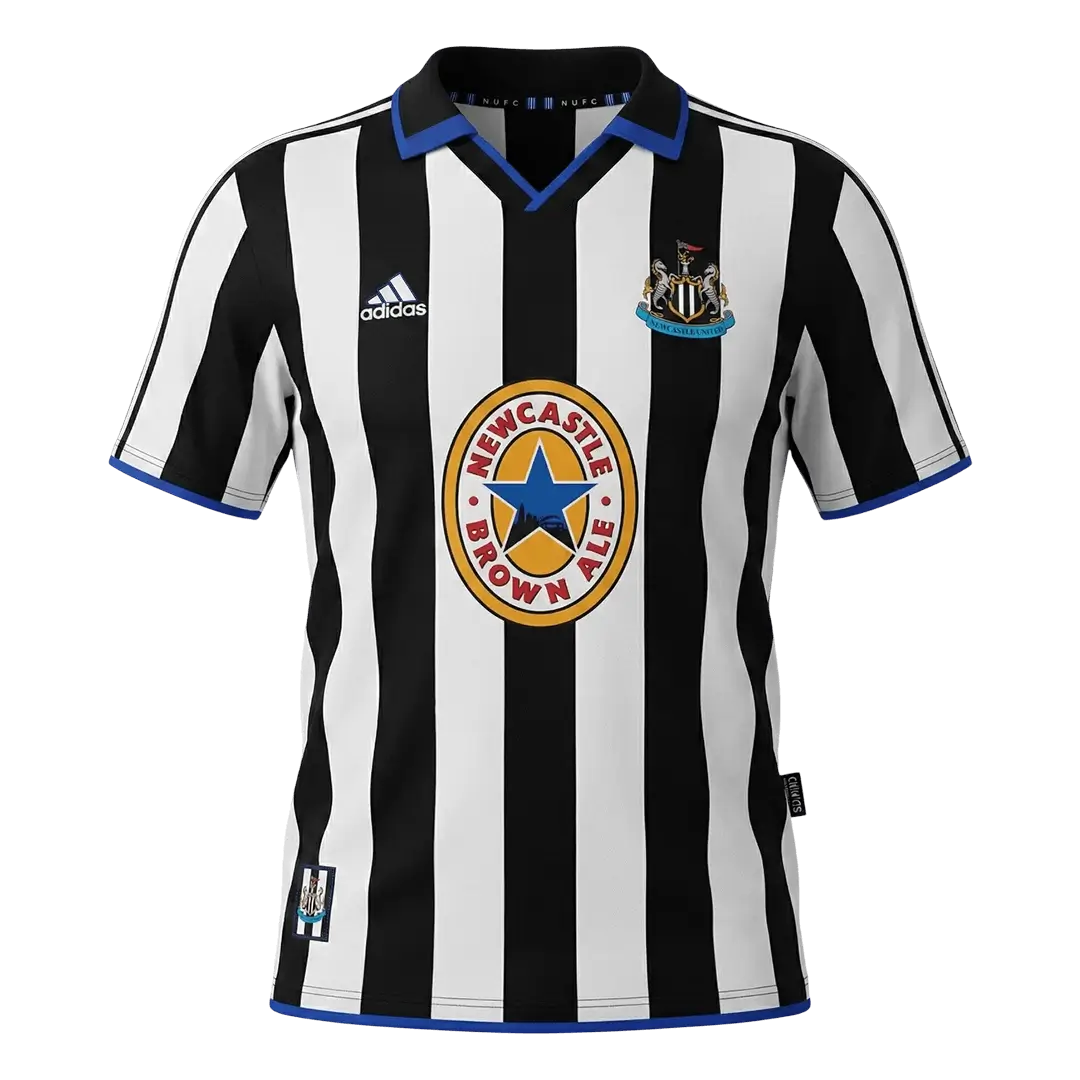 Newcastle United 1999/00 Home Retro Soccer Jersey