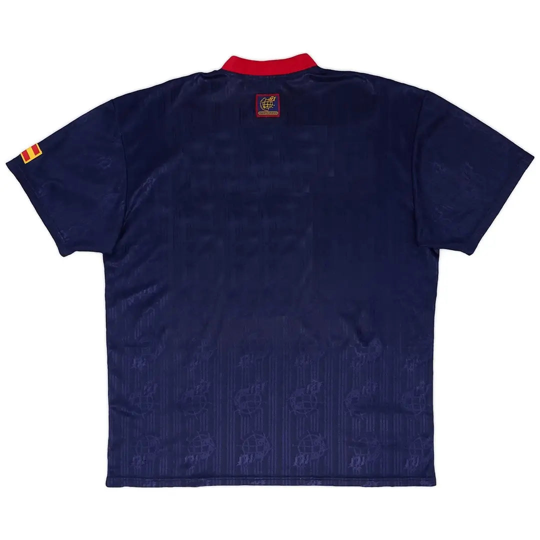 Camiseta de fútbol retro de visitante de España 1996
