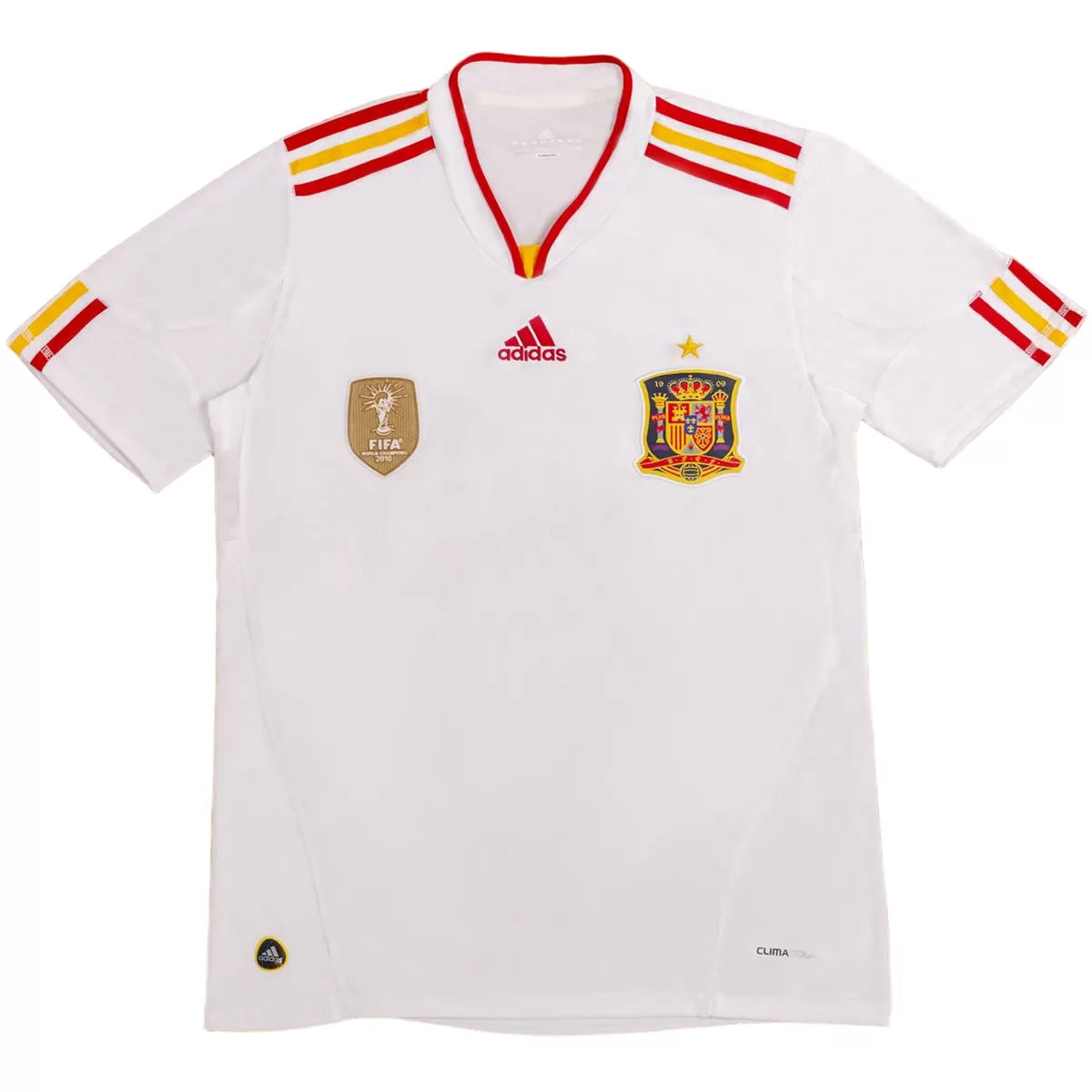 Maillot de football rétro extérieur Espagne 2011