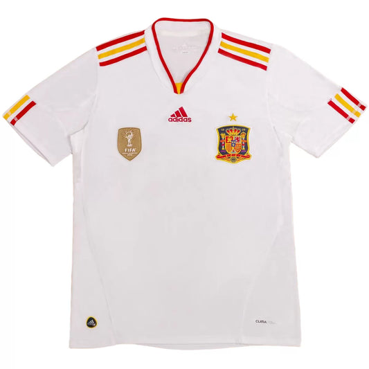 Maillot de football rétro extérieur Espagne 2011
