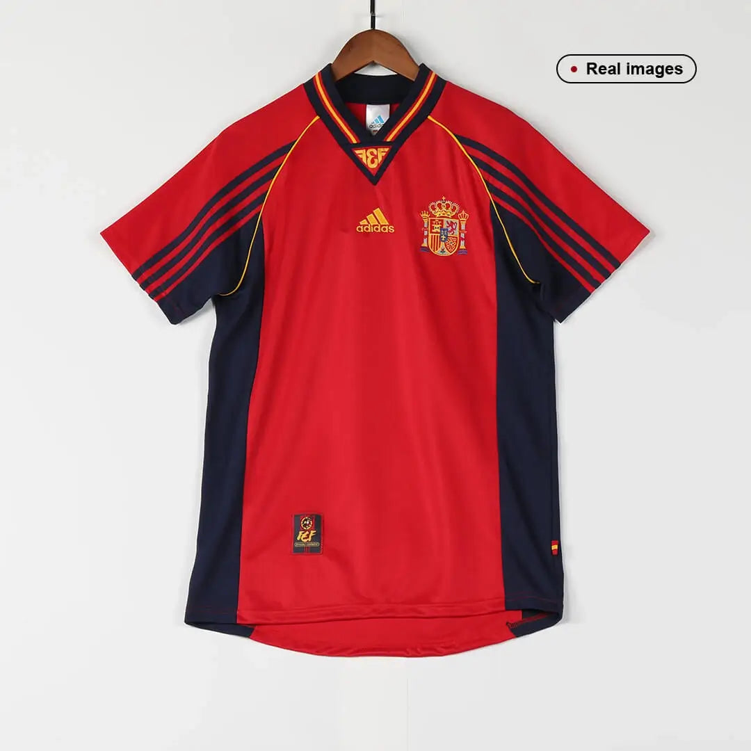 Camiseta de fútbol retro local de RAÚL #10 España 1998