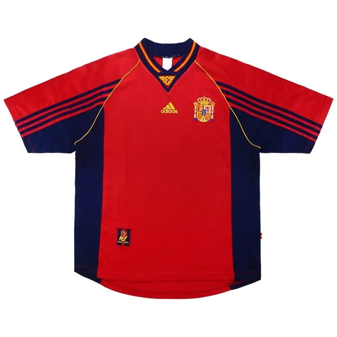 Camiseta de fútbol retro local de España 1998