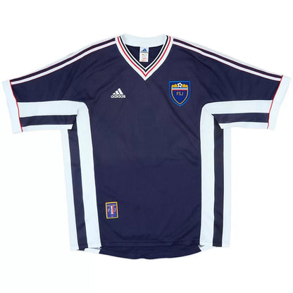 Maillot de football rétro domicile de la Yougoslavie 1998