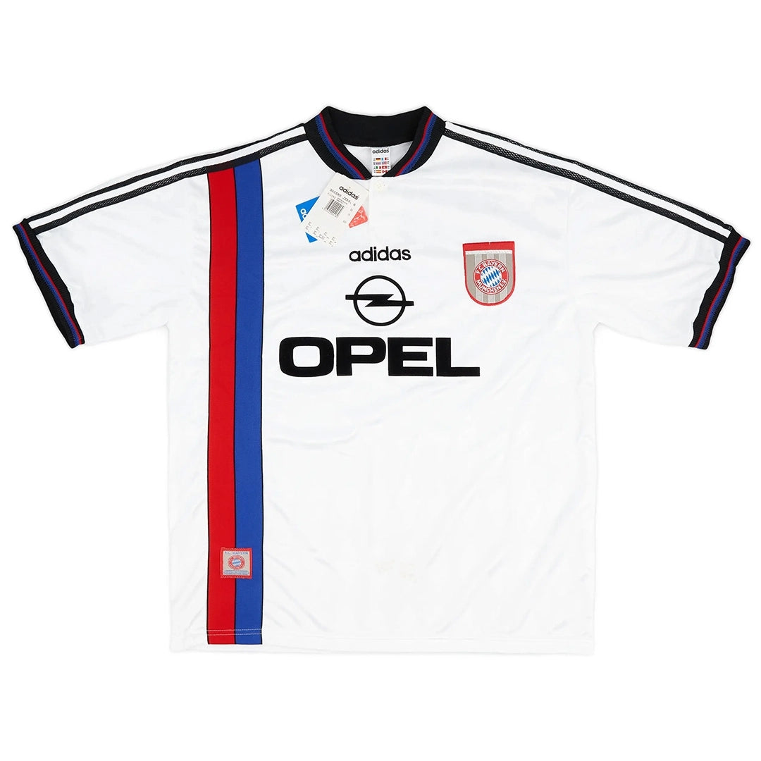 Camiseta de fútbol retro de visitante del Bayern Múnich 1996/98