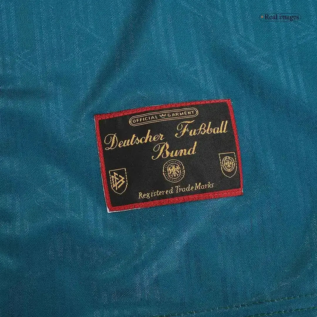 Retro Möller #7 Germany Away Football Jersey Euro Cup 1996