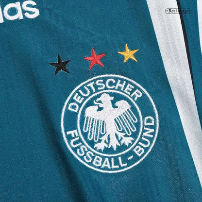 Retro Möller #7 Germany Away Football Jersey Euro Cup 1996