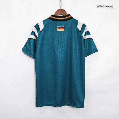 Retro Möller #7 Germany Away Football Jersey Euro Cup 1996