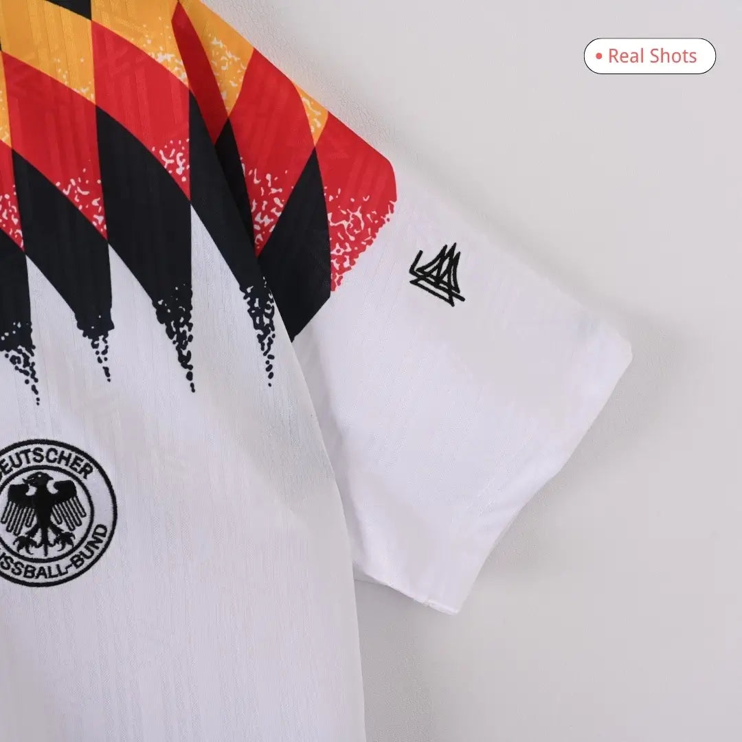 Germany 1994 Home Retro Football Jersey
