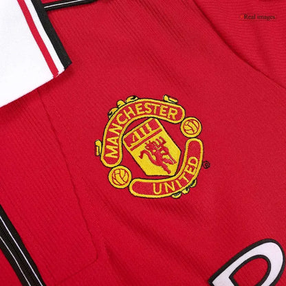 Beckham #7 Manchester United 1998/99 Home Retro Jersey