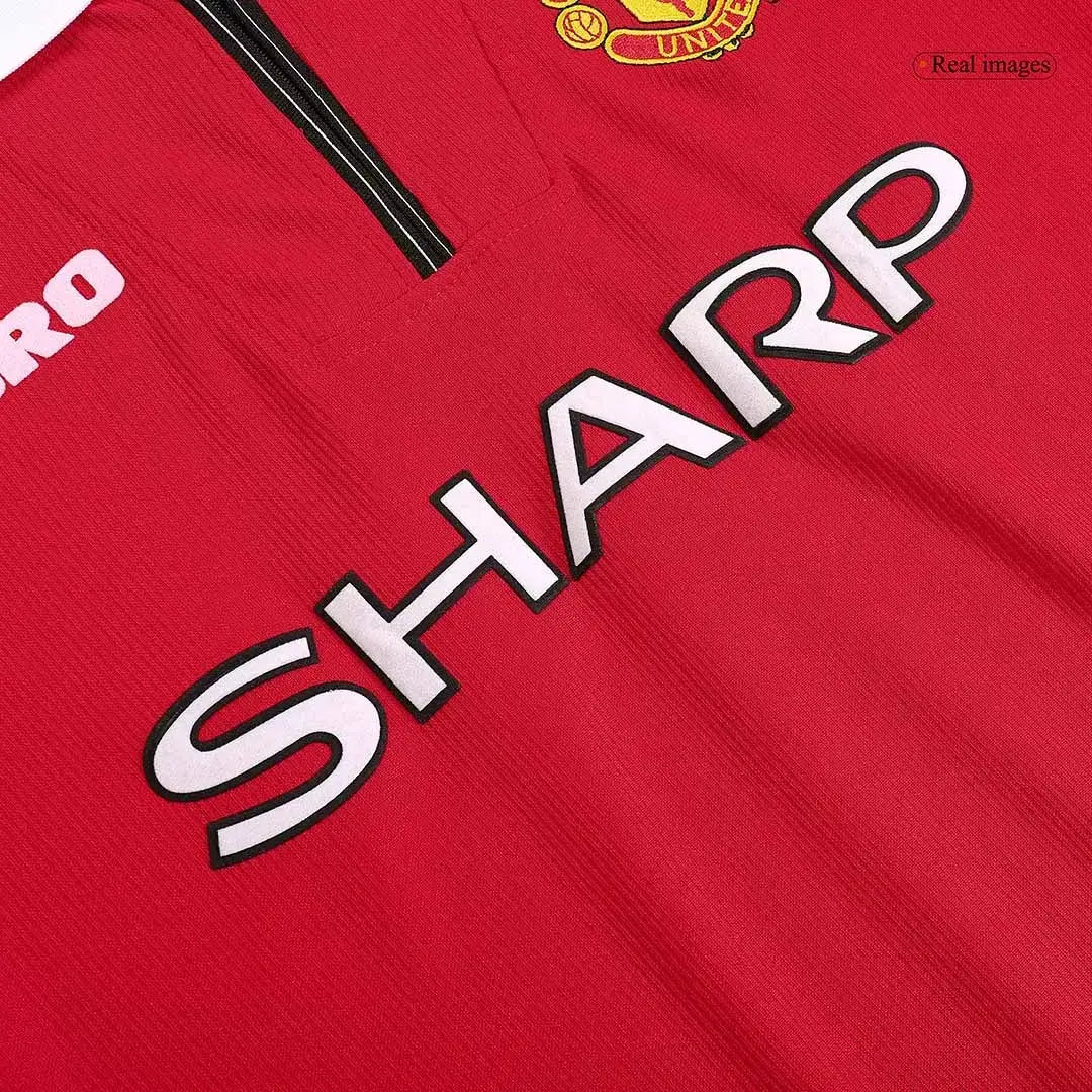 Beckham #7 Manchester United 1998/99 Home Retro Jersey