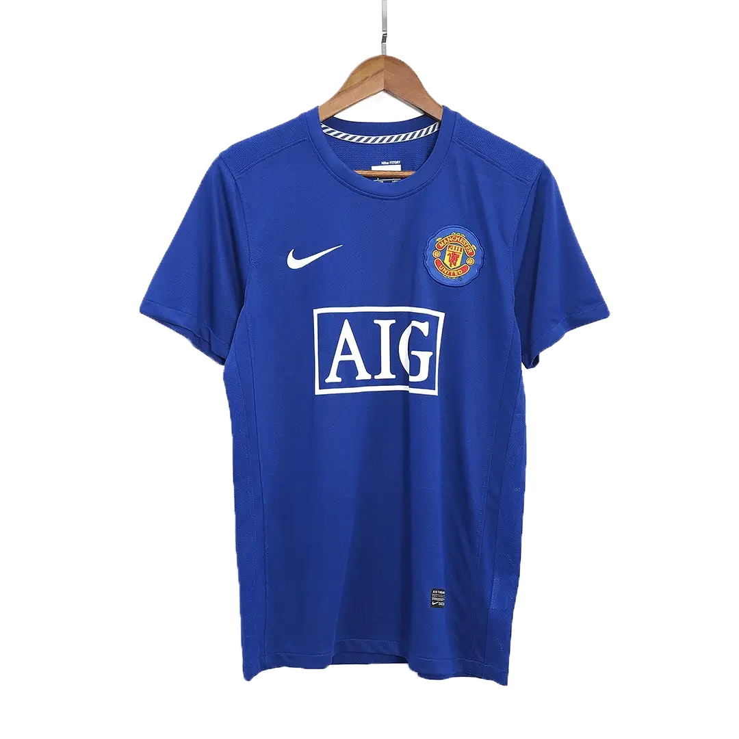 Camiseta de fútbol retro de visitante del Manchester United 2008/09 (tercera equipación)