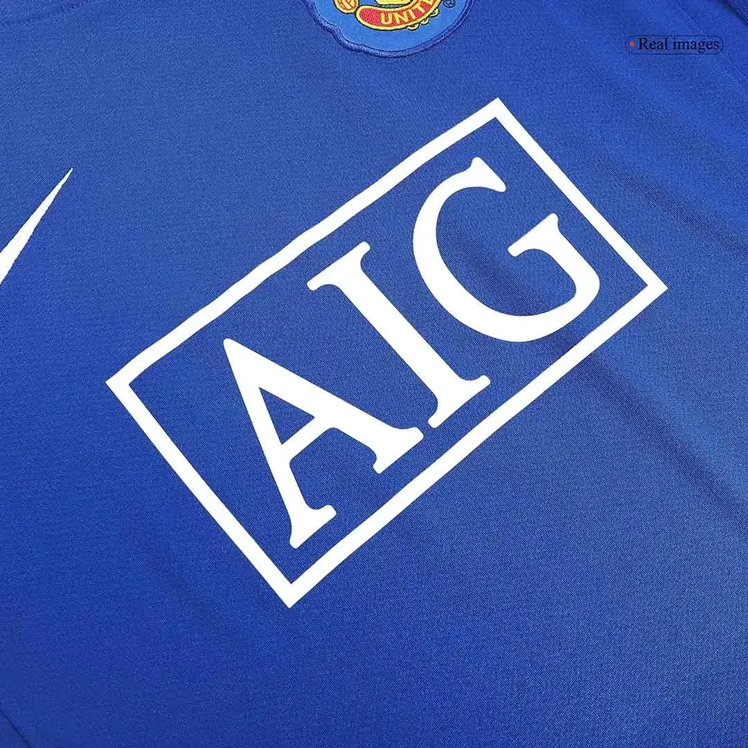 Camiseta de fútbol retro de visitante del Manchester United 2008/09 (tercera equipación)