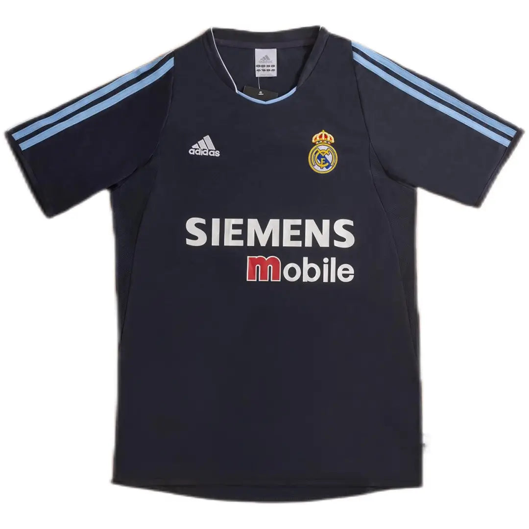 Real Madrid 2003/04 Away Retro Football Jersey