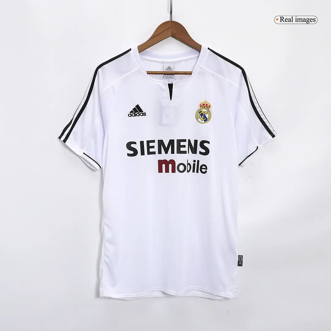 Zidane #5 Real Madrid 2003/04 Home Retro Football Jersey