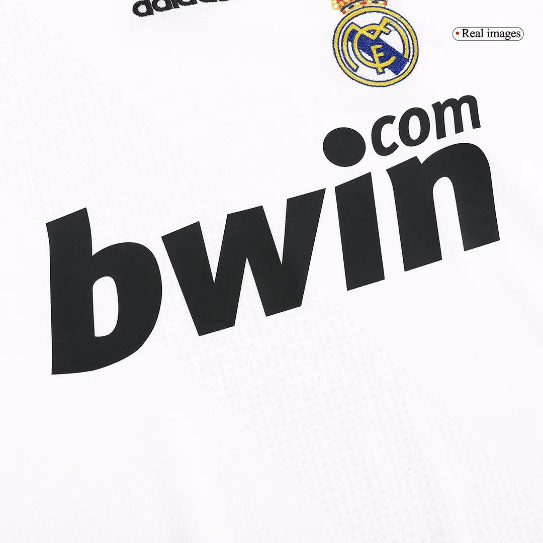 Real Madrid 2008/09 Home Retro Soccer Jersey