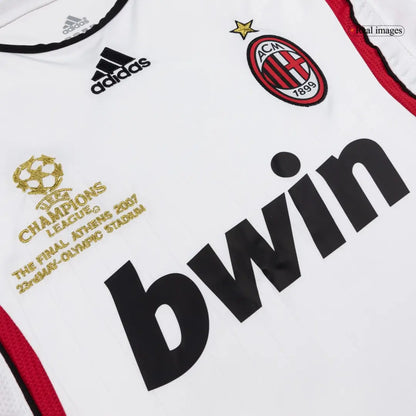 Maillot de football rétro manches longues extérieur AC Milan 2006/07