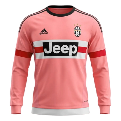 Juventus 2015/16 Retro Away Long Sleeve Soccer Jersey